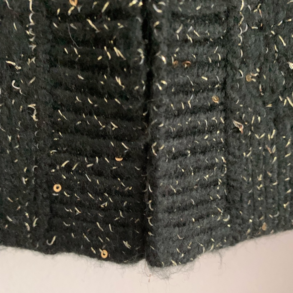 Express Gold Detailed Sweater Jacket - Picture 6 of 7